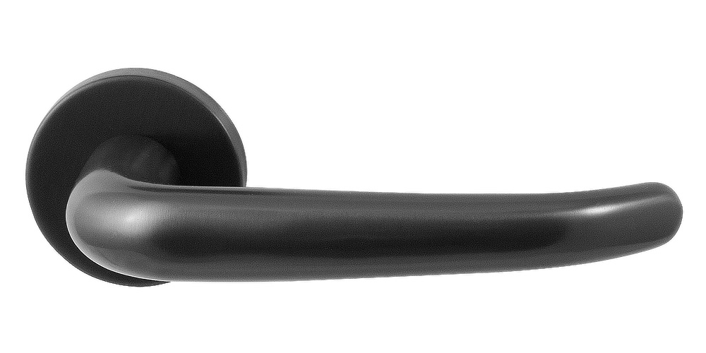 GPF door handle on rose in PVD anthracite