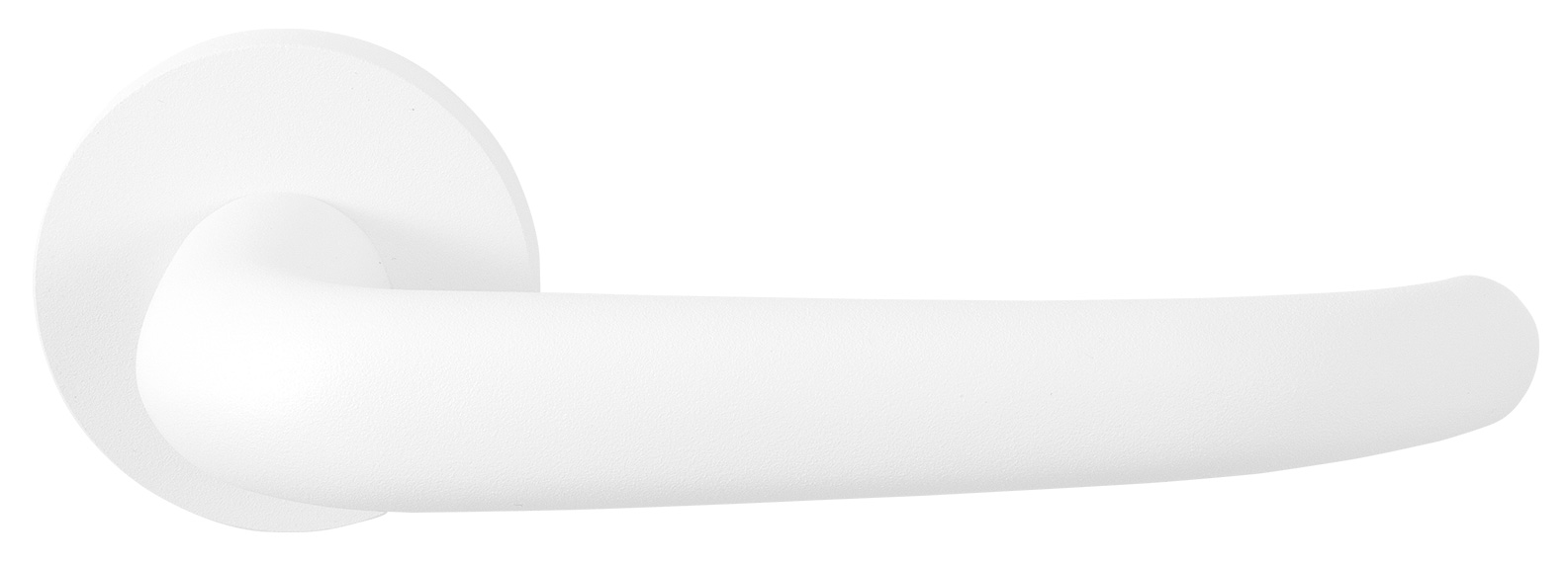 GPF door handle on rose in white